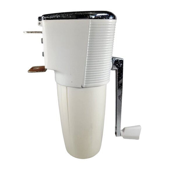 Vtg MCM c1950s Swing-A-Way 1809 Hand Crank Wall Mount Ice Crusher White Model 50 - Picture 11 of 14